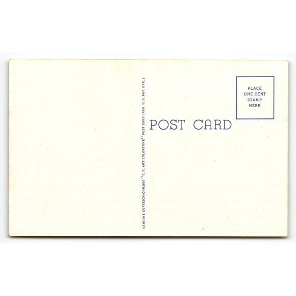 Vintage Cave Rock Lake Tahoe Linen Postcard by Curt Teich 7A-H907 Old Car - Picture 2 of 2